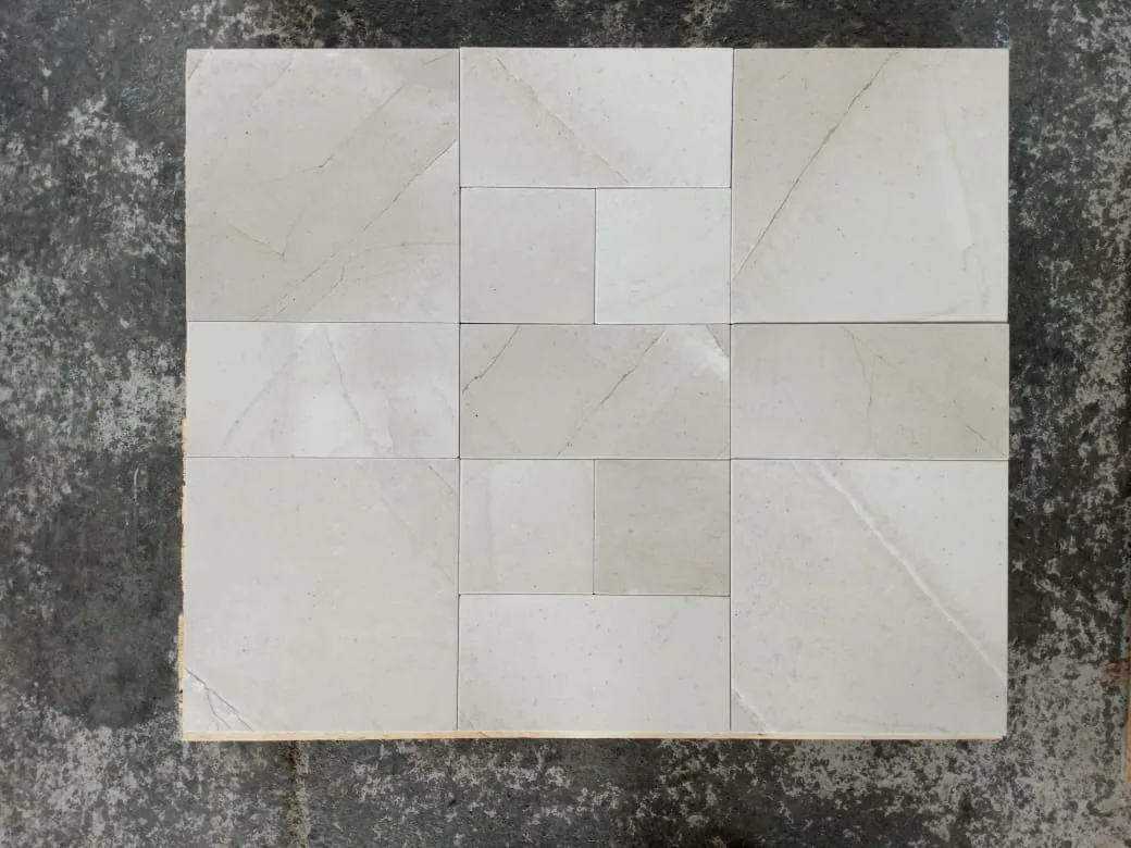 Crema Paloma Limestone installed